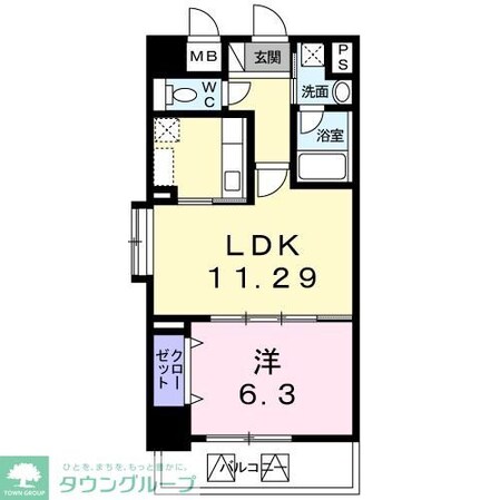 ベルナティオの物件間取画像
